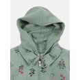 thumbnail image 6 of Wonder Nation Girls Floral Print Bubble Jacket, Sizes 4-18 & Plus, 6 of 10
