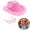 Pink, variant on Men Women Cowboy Hat Led Sequin Party Caps Flashing Light Up Dance Party Beanies For Birthday Wedding Festival Bar