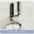 thumbnail image 5 of Over The Door Hanger Folding Clothes Drying Rack Folding Hanging Coat Rack For Indoor Laundry Room Compact Small Foldable Portable Clothing Hanger Hook, 5 of 5
