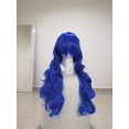 thumbnail image 2 of Peluca Azul Rey Ondulada Larga Sintetica Fleco Estilizable azul Unitalla Lymalimoon SW Ondulada Azul Rey, 2 of 4