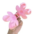 thumbnail image 4 of Horquillas antideslizantes para el pelo para mujeres y niñas, juego de pasadores de colores con diseño floral de acrílico, paquete de 8, 4 of 6