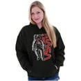 thumbnail image 3 of Retro Astronaut NASA Worm Logo Unisex Plus Size Hoodie Brisco Brands 2X, 3 of 5