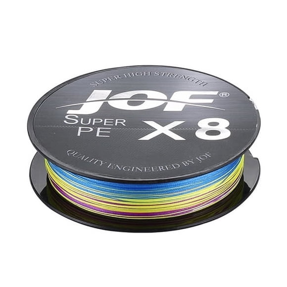 Braid PE Fishing Line, Super Strong 8 Strands Multifilament Fishing String High Strength Line For Luring Fishing Saltwate Multi-color X8 300M 40LB 0.28MM