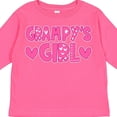 thumbnail image 4 of Inktastic Grampy's Girl Granddaughter Girls Long Sleeve Toddler T-Shirt, 4 of 5