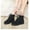 Black, variant on LSLJS Snow Boots Women's Casual Boots Winter Flat with Cotton Short Boots Women's Cotton Shoes