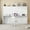 White, variant on Harper & Bright Designs Queen Murphy Bed Wall Bed with Hydraulic Lift, Wood Queen Size Cabinet Bed Folding Wall Bed with Desk for Guest Room Office, White