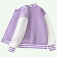 thumbnail image 7 of LYHao Boys Stylish Baseball Jacket Color Long Sleeve Open Front Casual Coat For Kids Unisex Outerwear Boys Jacket Coats,Sizes 9-10 Years, 7 of 7