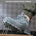 thumbnail image 3 of Safety Trainers Slip Resistant Steel Toe Cap Trainers for Men Women Puncture Proof Safety Shoes Breathable Comfortable, 3 of 8