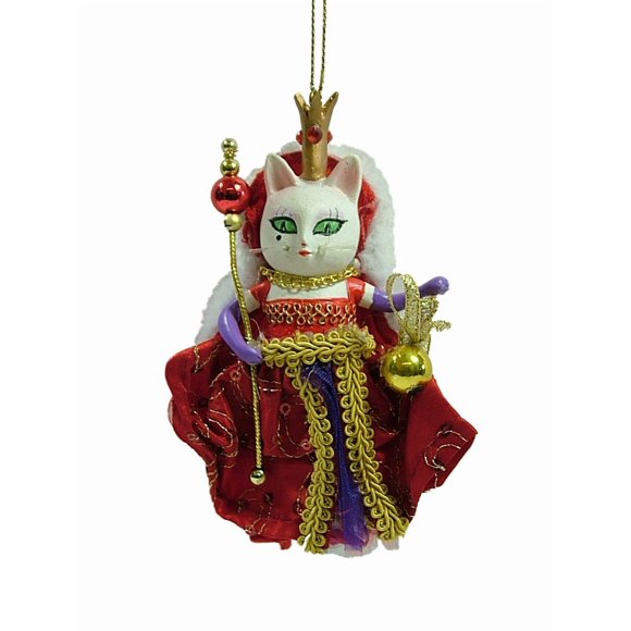 Gallerie II Cat Kitty Queen Royal Cattiness Crown Christmas Tree Ornament