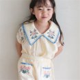thumbnail image 3 of 2023 APO Robe d'Été pour Filles Enfants Marque Belle Robe 100 % Lin Broderie Robes Designer Vêtements pour Enfants Été, 3 of 7
