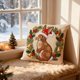 thumbnail image 5 of Funda De Almohada De Algodón Fundas De Almohada Navideñas De 45x45cm, Decorativas, De Algodón Suave Y Con Cremallera Oculta, Para Decoración Festiva Del Hogar, Sofá O Sala De Estar (1 Unidad) Rkxzt, 5 of 6