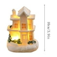 thumbnail image 3 of Lighted Christmas Village Sets, Winter Village Houses with Figurines and Collectible Buildings, Battery Operated Xmas Decor for Home Tabletop Holiday Displays, 3 of 7