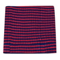 thumbnail image 2 of siminsem Reversible Striped Neck Gaiter for Men Women Winter Warm Knitted Face Mask - Soft Brushed Fleece Lined Windproof Neck Warmer for Outdoor Ski Cycling Cold Weather One Size, Red,One Size, 2 of 4