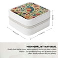 thumbnail image 2 of Autua Birds Floral Naive Art Jewelry Box for Necklaces Rings Earrings White, 2 of 5