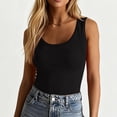 thumbnail image 2 of Lumtrix Tank Tops for Women 2026 Casual Square Neck Summer Tee Ribbed Slim Fitted Camisole Sleeveless Workout Shirts Black S, 2 of 5