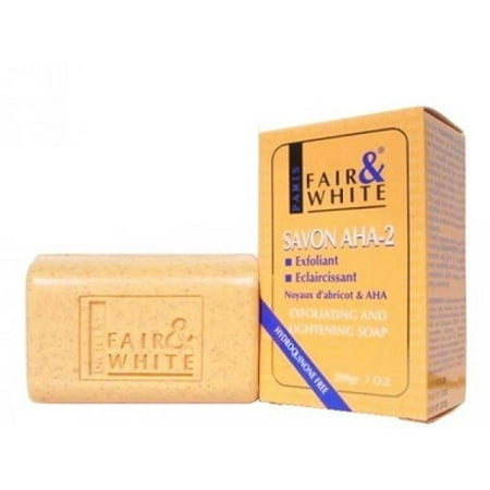 - Fair & White Savon Aha-2 Exfoliating and Lightening Soap #40250