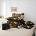 thumbnail image 5 of Feelyou Vintage Fall Pumpkin Bedding Comforter Set 7pcs for Kid, Boho Flower Floral Queen Bedding Sets, Farmhouse Patchwork Reversible Queen Sheet Sets, Ultra Soft Home Decor, 5 of 7