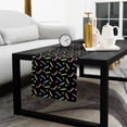 thumbnail image 5 of Cartoon Cotton Linen Table Runner 13 x 90 inch Cute Colorful Pencil Paw Print Funny Black Non-slip Rectangular Dining Table Decor for Wedding Party Holiday Dinner, 5 of 8