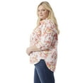 thumbnail image 2 of Gloria Vanderbilt Swan Series Women's Plus Amanda Oversized Shirt, Sizes 0X-4X, 2 of 5