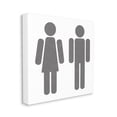 thumbnail image 3 of Stupell Industries Mens And Womens Restroom Bath Symbols Design Canvas Wall Art by Milli Villa, 3 of 5