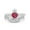 Ruby CZ, variant on Two Piece Claddagh Band Set Heart Ring Ruby CZ 925 Sterling Silver Size 4