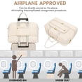 thumbnail image 4 of Bolsa de viaje de fin de semana LUOCIP para mujer: grande con compartimento para zapatos, 4 of 7