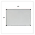 thumbnail image 3 of Dry Erase Board 72x48, White Melamine, Aluminum Frame - Office/Home School Board, Horizontal/Vertical Mount, 3 of 3