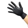 thumbnail image 3 of Guantes KingSeal UltraBlack-Pro de nitrilo de grado médico, talla XL, 3 of 8