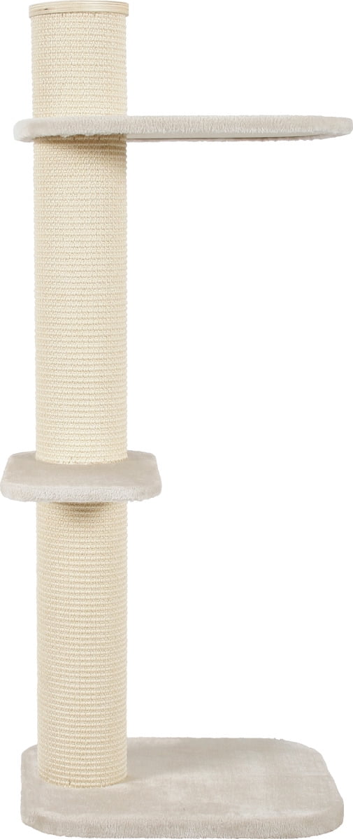 Two by Two Maple Cat Tree 3 Beige 58.3-inch Cat Scratching Post