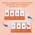 thumbnail image 2 of Tarjetas didácticas Aizweb CVC Word Builder Phonics Games Preescolar, 2 of 7