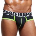 thumbnail image 3 of HUPOM Men'S Underwear Underwear For Men Pack Medium waist Comfort Waist Solid Boxer Briefs Black M, 3 of 6
