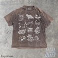 thumbnail image 3 of Vintage Cat Illustration Graphic Print T-Shirt | Retro Feline Art Tee | Cute Kitty Lover Unisex Top, 3 of 7