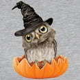 thumbnail image 3 of CafePress - PD Moreno's Halloween Owl Women's Baseball T Shirt - Womens Baseball Tee, 3 of 4