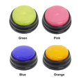 thumbnail image 2 of Recordable Talking Button with Led Function Learning Resources Buzzers Orange+Blue+Green+Pink, 2 of 4