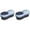 Blue*2, variant on Laundry Stain Brush Two-Side Soft Bristle Scrub Brush for Stain Removal Silicone Household Clothes Washing Brush Dual-use Scrubbing Brush for Clothes Underwear, 1 Pack (White)