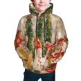 thumbnail image 5 of Kll Unisex Kids Boys Girls Hooded Pocket Pullover Hoodies-Holiday Christmas Stars, 5 of 9