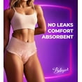 thumbnail image 4 of BOKYAN Incontinence Underwear for Women, Adult Diapers, Postpartum Bladder Leak Disposable Underwear, Absorbency, L, 18 Ct, 4 of 9