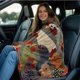 thumbnail image 4 of Manta con estampado de cabeza de pollo, ideal para decoración de interiores y exteriores, sofá cama y sala de estar, ideal para amantes de los pollos, dormitorio, regalos de cumpleaños para mujeres, m, 4 of 5