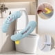 thumbnail image 4 of Herunwer Toilet Seat Cushion Winter Toilet Seat Training Cushion Household Adhesive Cover Seasonal Universal Bathroom, 4 of 7