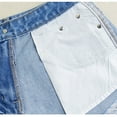 thumbnail image 6 of Women's High Waisted Stretchy Summer Ripped Jeans Shorts Jeans Solid Color Pearl Studded Bead Drill Casual Jean Shorts S-3XL, 6 of 9