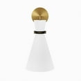 thumbnail image 6 of Sconce Wall Lamp Light Fixture, Gold White, Fabric, Living Kitchen Cafe Bistro Hospitality Restaurant, Modern Contemporary Boutique HB33923, 6 of 9