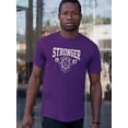 thumbnail image 2 of Stronger Retro College T-Shirt Men -Image by Shutterstock, Male 5X-Large, 2 of 4