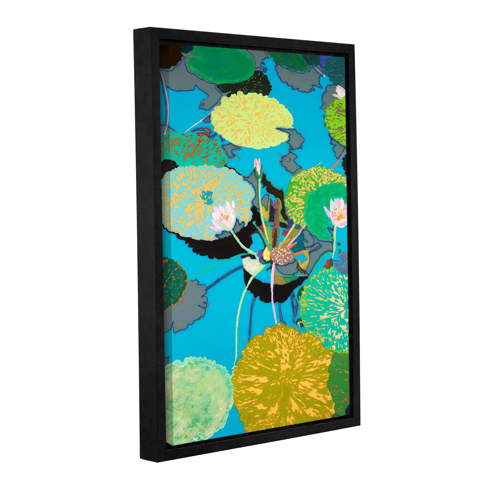 ArtWall Allan Friedlander "Michelle's Secret Pond" Gallery-wrapped Floater-framed Canvas
