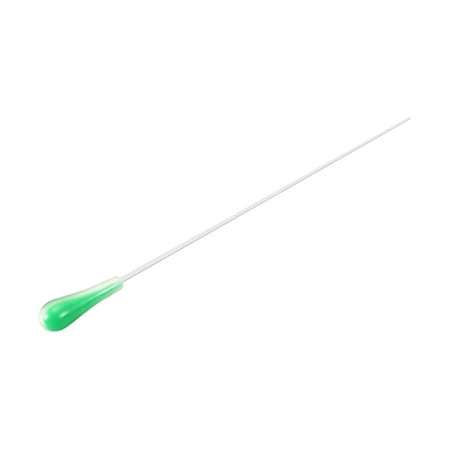 Music Conductor Baton 39cm/15.35inch Length,Green Resin Handle Music Conducting Baton