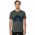 thumbnail image 2 of Celestial-Peacock Mens Graphic Tee, 100% Cotton, Casual Summer Wear BAA280, 2 of 2