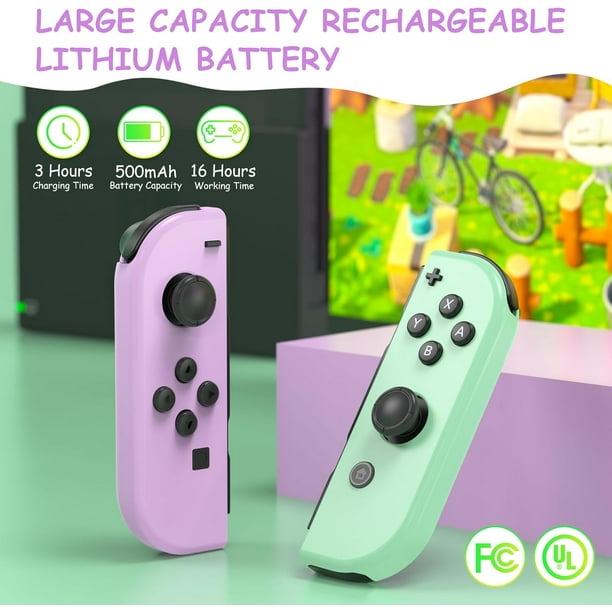 Joy-Con for Nintendo(L)/(R) - Pastel Purple/Pastel Green - Walmart.ca