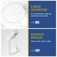 thumbnail image 3 of Shisuyan Transparent Glass Tea Pot with Cork for Home Use Clear and Durable 1pc, 3 of 8