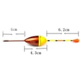 thumbnail image 2 of Flotadores de pesca de madera shamjiam 10pcs Bobbers Boya Vertical Aparejos, 2 of 9