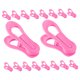 thumbnail image 5 of WEAVILUX 30Ud Pinzas De Plástico Para Colgar Ropa Con A De Viento Color Rosa, 5 of 7