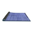 thumbnail image 2 of Ahgly Company Indoor Square Abstract Blue Modern Area Rugs, 4' Square, 2 of 4